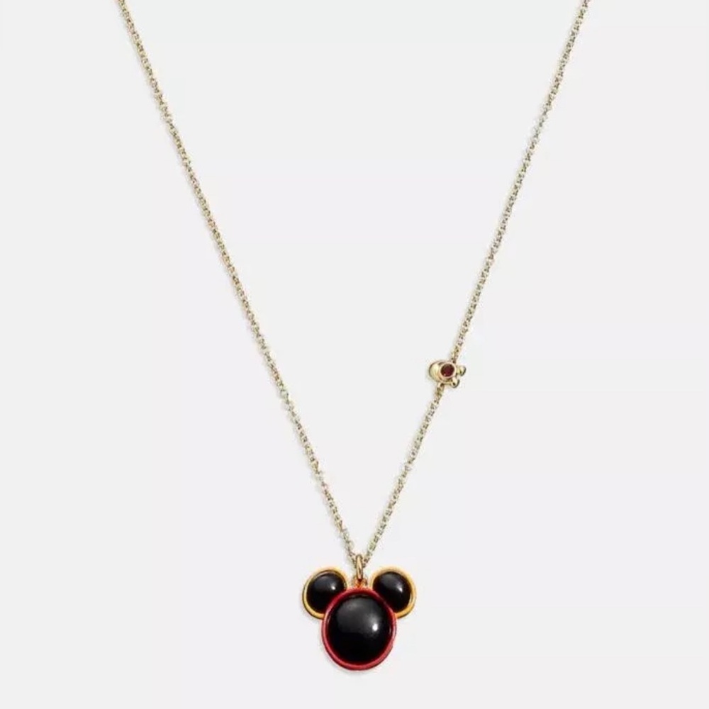 NWT Coach Disney Mickey Mouse X Keith Haring Necklace C7786 Limited Edition